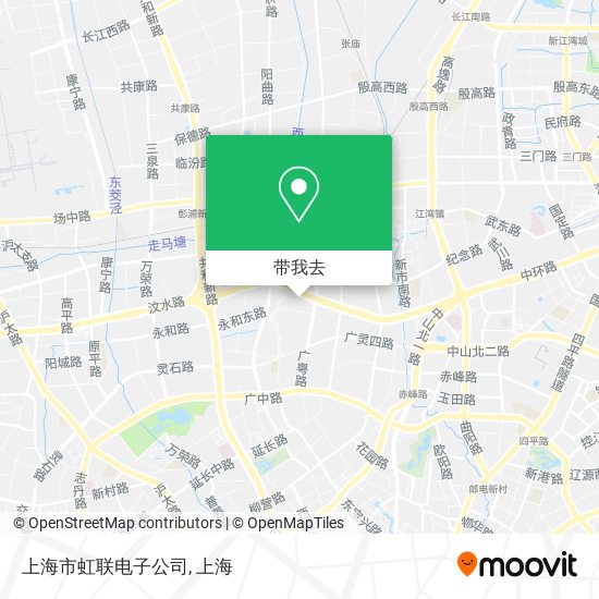 上海市虹联电子公司地图