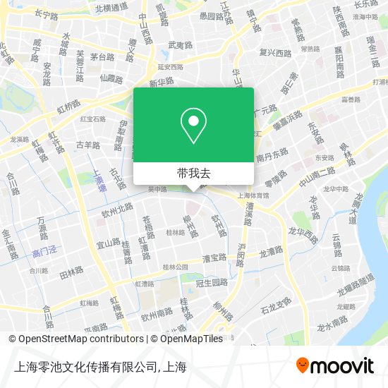 上海零池文化传播有限公司地图