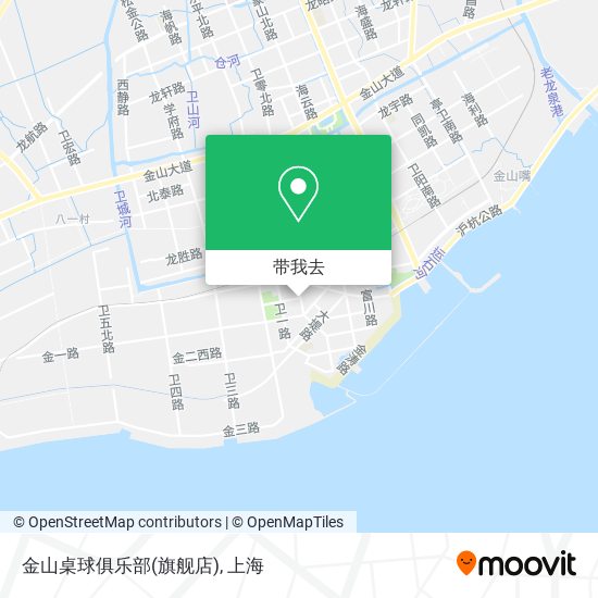 金山桌球俱乐部(旗舰店)地图
