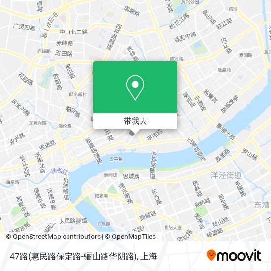 47路(惠民路保定路-骊山路华阴路)地图