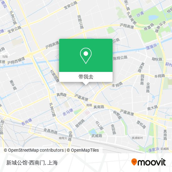 新城公馆-西南门地图