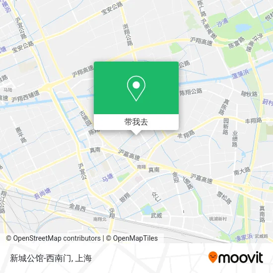 新城公馆-西南门地图