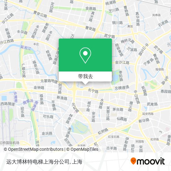 远大博林特电梯上海分公司地图