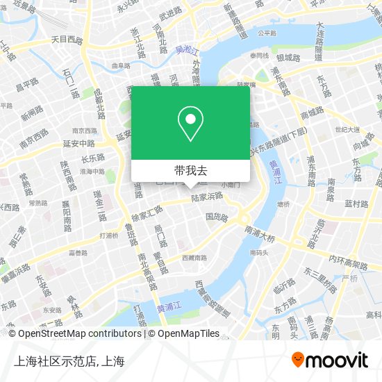 上海社区示范店地图