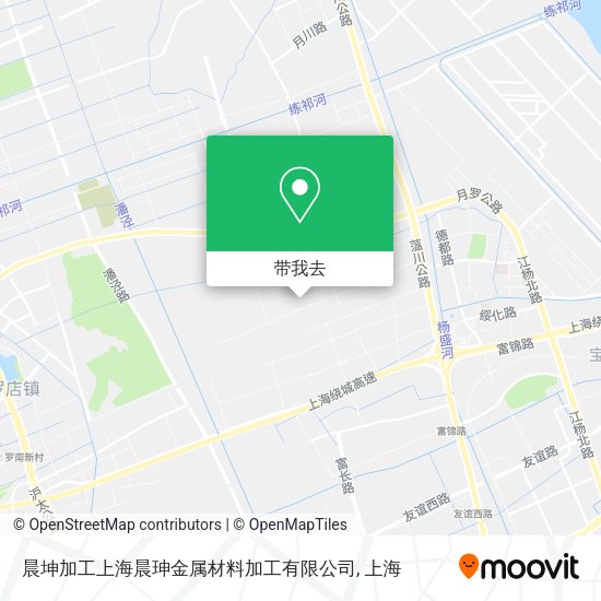晨坤加工上海晨珅金属材料加工有限公司地图