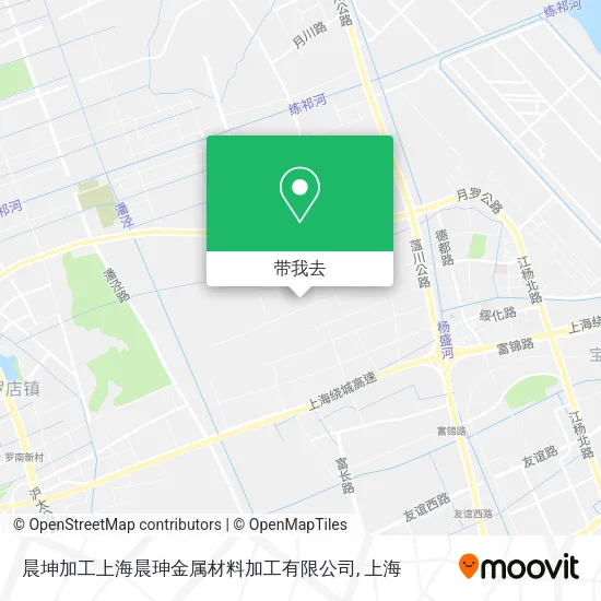 晨坤加工上海晨珅金属材料加工有限公司地图
