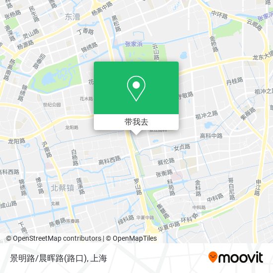 景明路/晨晖路(路口)地图