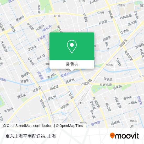 京东上海平南配送站地图