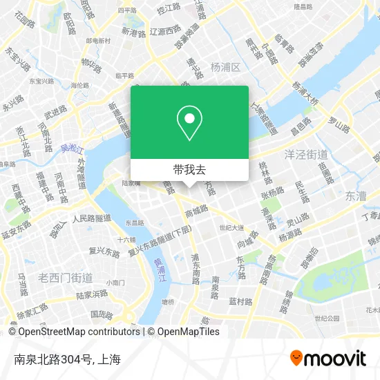 南泉北路304号地图