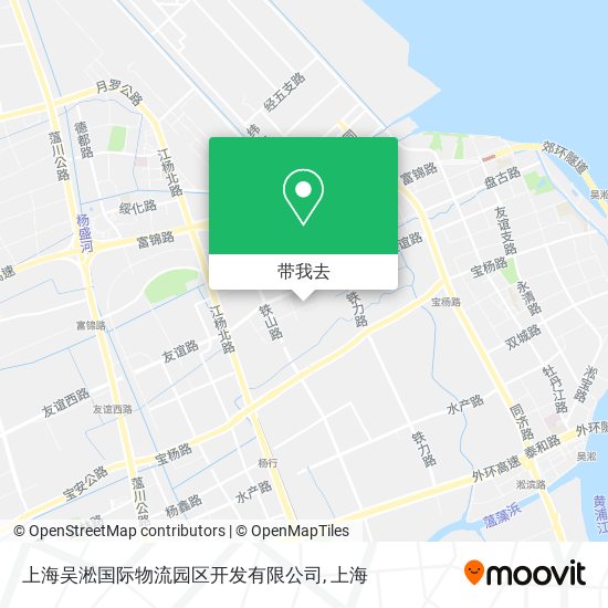 上海吴淞国际物流园区开发有限公司地图