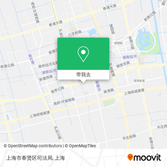 上海市奉贤区司法局地图
