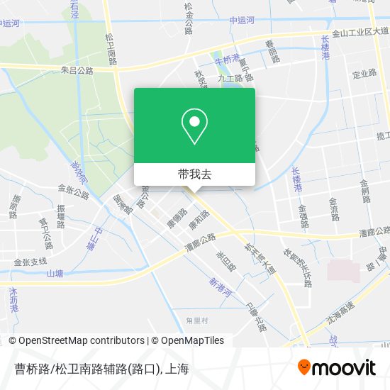 曹桥路/松卫南路辅路(路口)地图