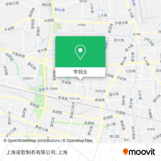上海讴歌制衣有限公司地图