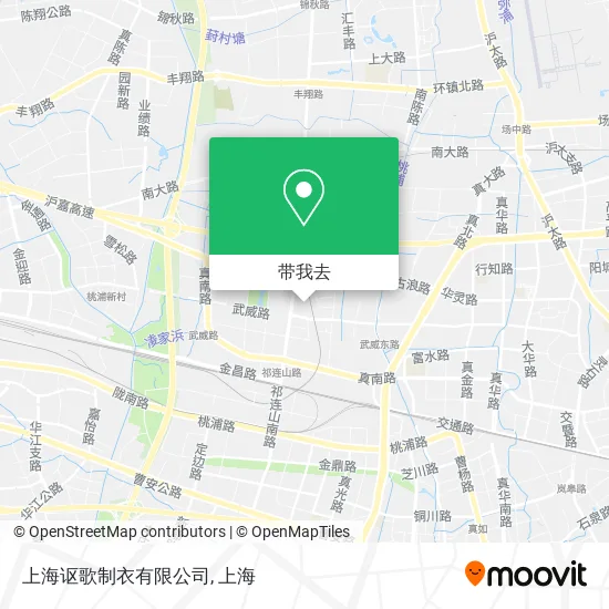 上海讴歌制衣有限公司地图