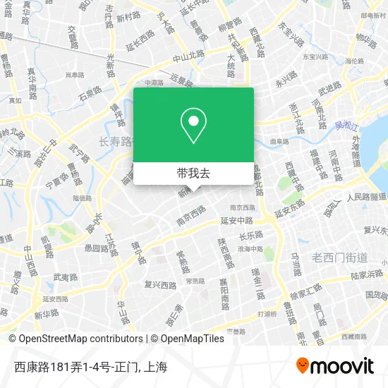西康路181弄1-4号-正门地图