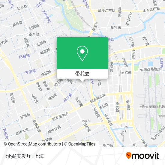 珍妮美发厅地图
