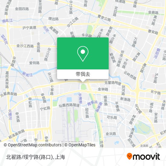 北翟路/绥宁路(路口)地图