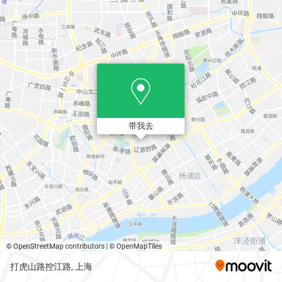 打虎山路控江路地图