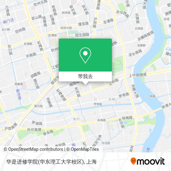 华是进修学院(华东理工大学校区)地图