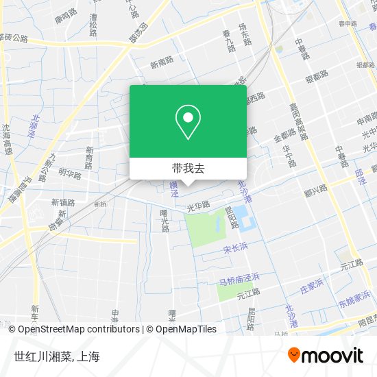 世红川湘菜地图