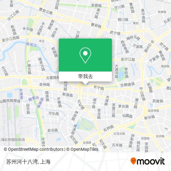 苏州河十八湾地图