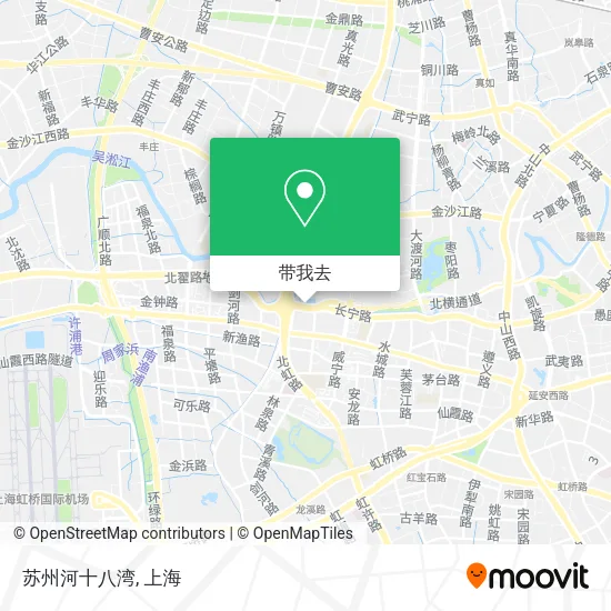 苏州河十八湾地图
