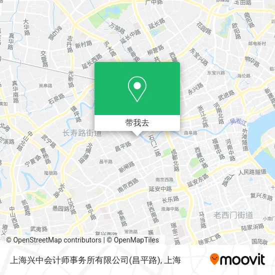上海兴中会计师事务所有限公司(昌平路)地图