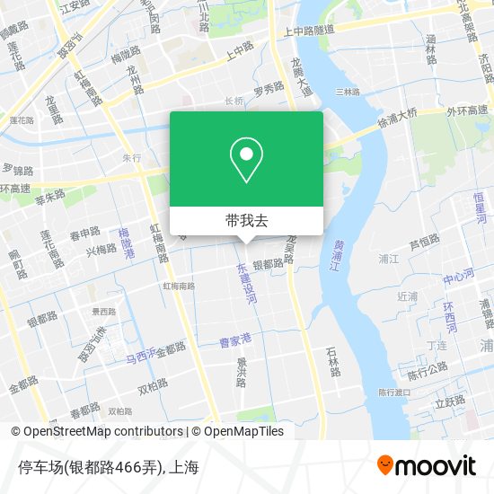 停车场(银都路466弄)地图