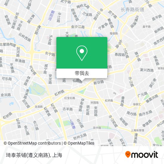 琦泰茶铺(遵义南路)地图