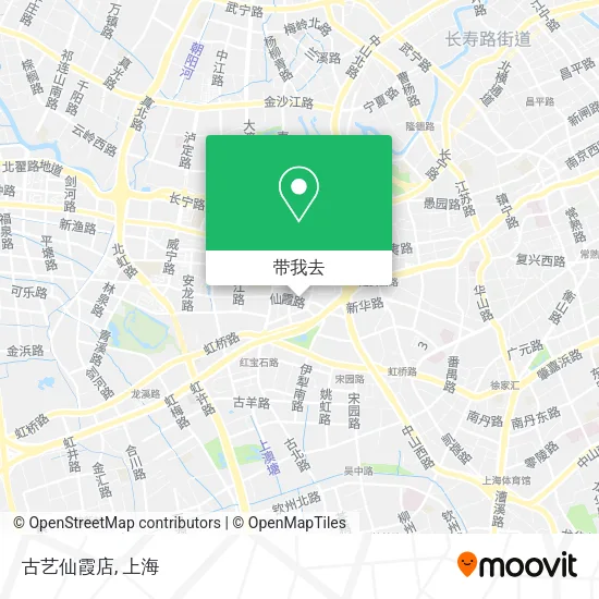 古艺仙霞店地图
