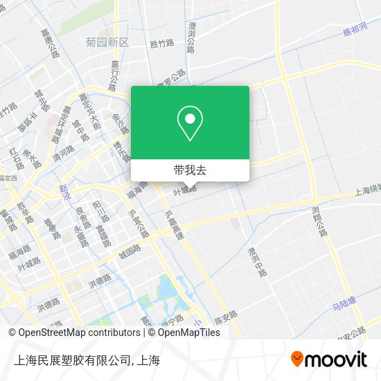 上海民展塑胶有限公司地图