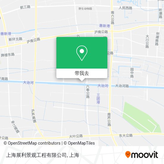 上海展利景观工程有限公司地图