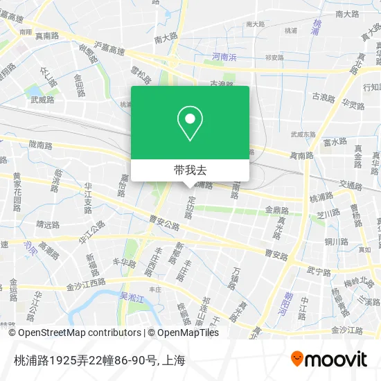 桃浦路1925弄22幢86-90号地图