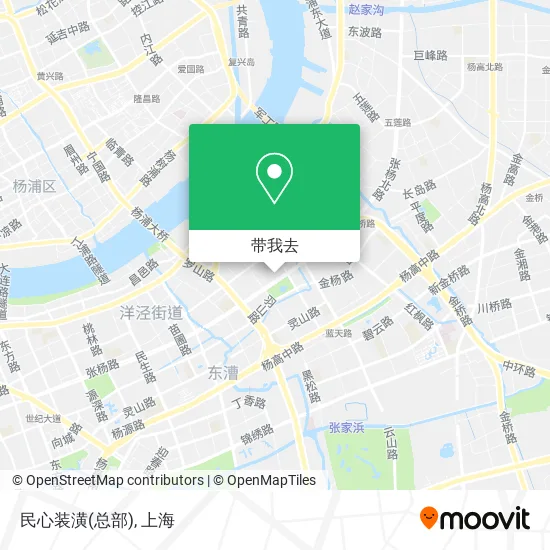 民心装潢(总部)地图