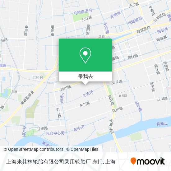 上海米其林轮胎有限公司乘用轮胎厂-东门地图