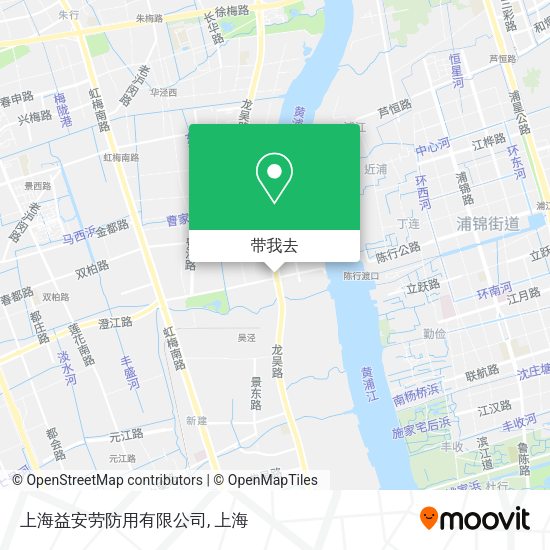上海益安劳防用有限公司地图