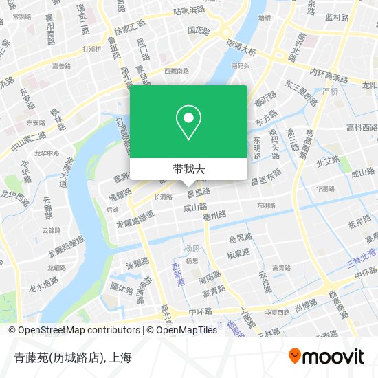 青藤苑(历城路店)地图