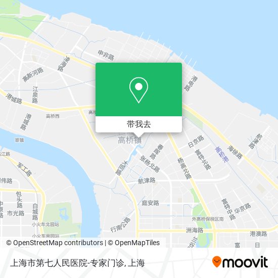 上海市第七人民医院-专家门诊地图