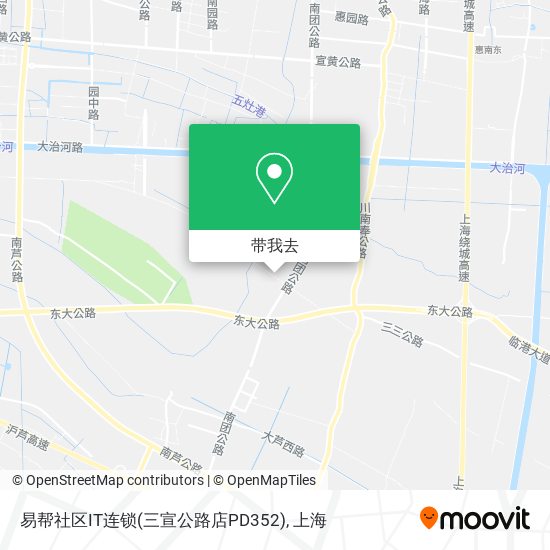 易帮社区IT连锁(三宣公路店PD352)地图