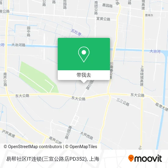 易帮社区IT连锁(三宣公路店PD352)地图
