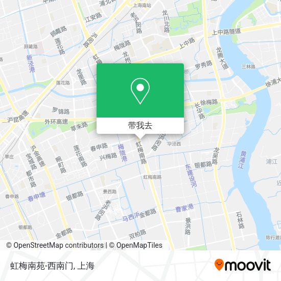 虹梅南苑-西南门地图