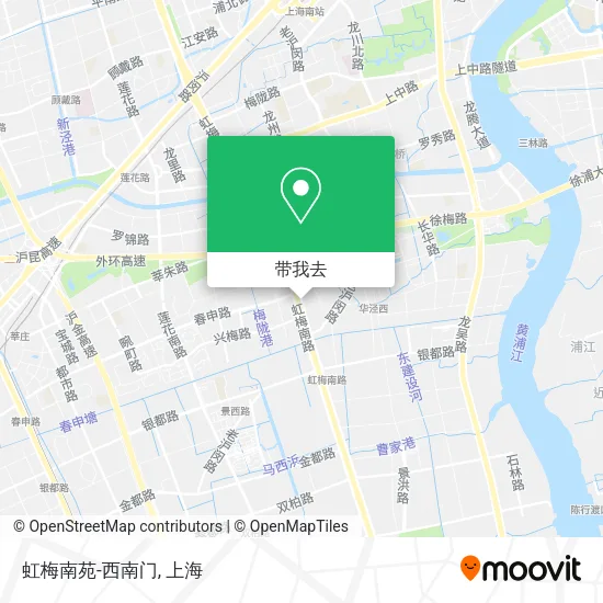 虹梅南苑-西南门地图