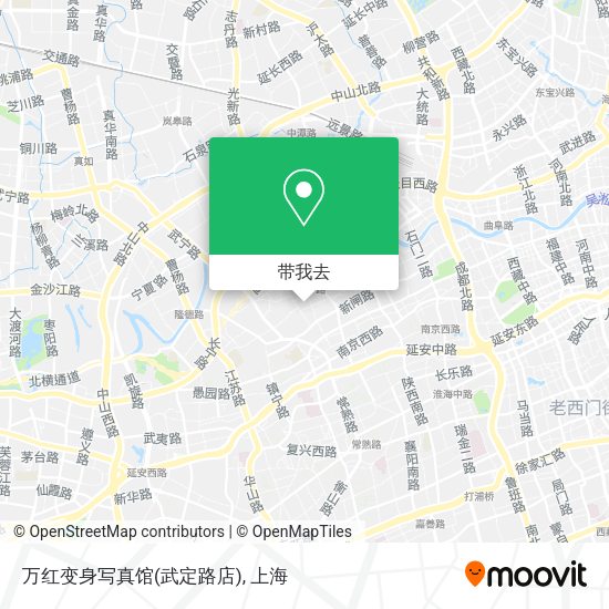 万红变身写真馆(武定路店)地图