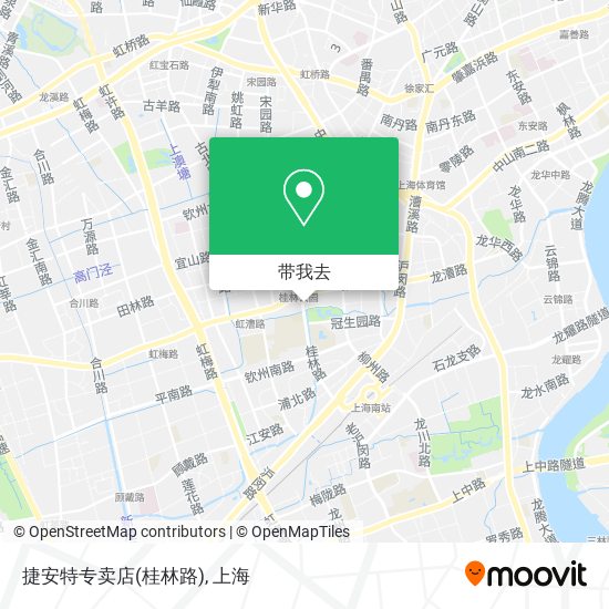 捷安特专卖店(桂林路)地图