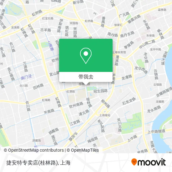 捷安特专卖店(桂林路)地图