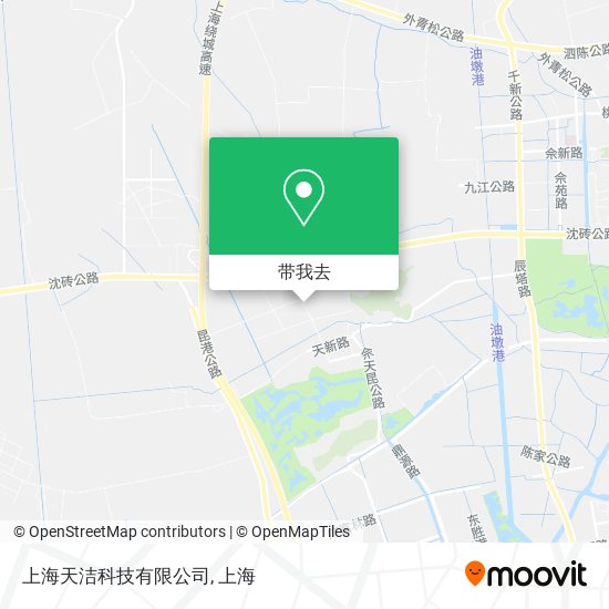 上海天洁科技有限公司地图