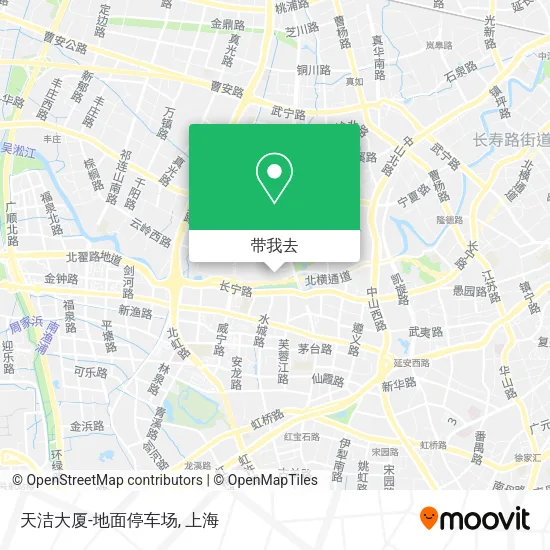天洁大厦-地面停车场地图