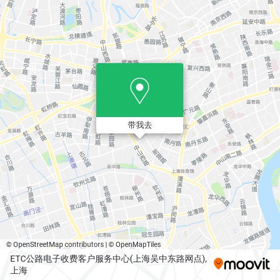 ETC公路电子收费客户服务中心(上海吴中东路网点)地图