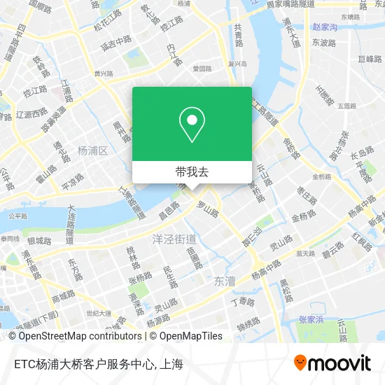 ETC杨浦大桥客户服务中心地图