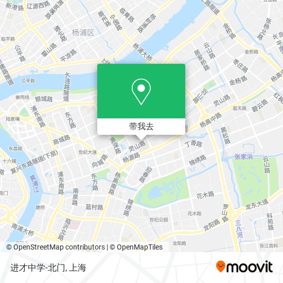 进才中学-北门地图